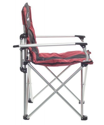 Photo of Campground Felix Folding Chair - Black/Maroon