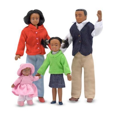Photo of Melissa & Doug African-American Victorian Doll Family