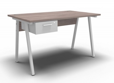 Photo of A-Frame Desk with Single Drawer - 1200mmx750mm