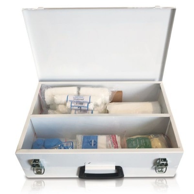Photo of Levtrade First Aid Factory Regulation 7" Metal Box