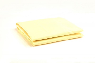 Photo of Cabbage Creek - Large Camp Cot Fitted Sheet - Lemon