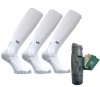 Vitalsox Women's 3 Pack Socks & Bottle - Sparkle White Photo