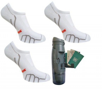 Photo of Vitalsox Men's 3 Pack Socks & Bottle - Super White