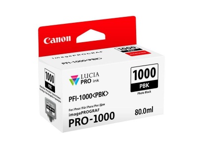 Photo of Canon PFI-1000 Photo Black Ink Cartridge