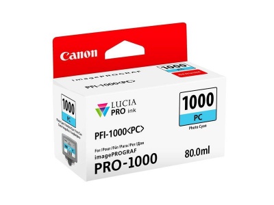 Photo of Canon PFI-1000 Photo Cyan Ink Cartridge