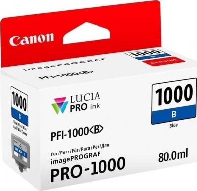 Photo of Canon PFI-1000 Blue Ink Cartridge