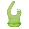 Silicone Roll Up Bib with Comfort-Fit Fabric Neck Photo