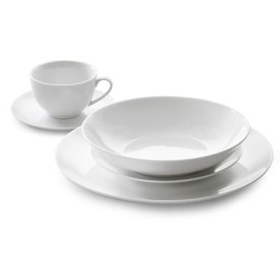 Photo of Eetrite Just White Coupe Dinner Set - 20 Piece