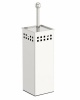 Stainless Steel Toilet Brush and Holder Square