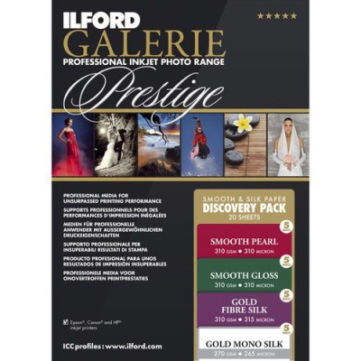 Photo of Ilford Prestige Smooth Silk Paper Discovery Pack