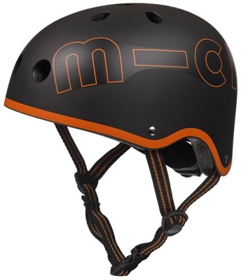 Photo of Micro Helmet - Black & Orange
