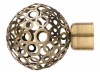 DÃ©cor Depot 25mm Steel Rod Fin Mesh Ball - Brushed Bronze Photo
