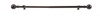 DÃ©cor Depot 25mm Steel Curtain Rod Finial Ball - Black Photo