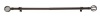 DÃ©cor Depot 25mm Steel Curtain Rod Finial Globe - Black Photo