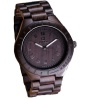 Ebony Black Sandal Wood Watch Photo