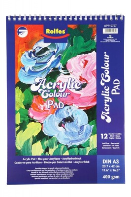 Photo of Rolfes Acrylic Paper Pad - 400gsm A3