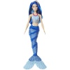 Barbie Mermaid Doll Sparkle Mountain Blue Hair Photo