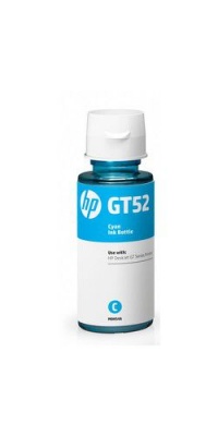 Photo of HP GT52 Cyan Ink Bottle