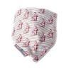 Bandana Bib - Stripped Foral Bunnies Photo