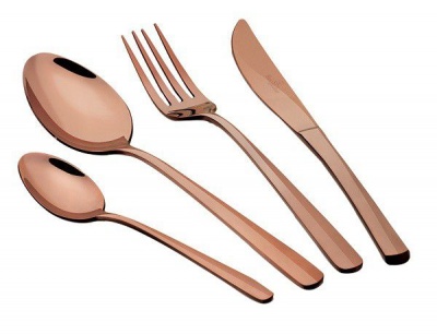 Photo of Berlinger Haus Cutlery Set of 24 - Mirror Rose Gold