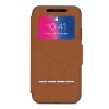 Moshi SenseCover Slim Portfolio Case for iPhone X - Caramel Brown Photo