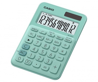 Photo of Casio MS-20UC Desktop Calculator - Green