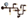 Vintage Water Pipe Wall Lamp - 6 Photo