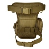 Tactical Military Drop Leg Thigh Panel Bag - Brown Photo