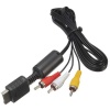 3-RCA AV Video & Audio Cable for Playstation 2 & 3 Photo