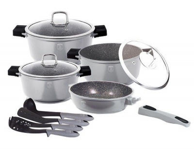 Photo of Berlinger Haus 11-Piece Oven Safe Cookware Set - Grey