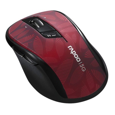 Rapoo 7100P Wireless Optical Mouse Red