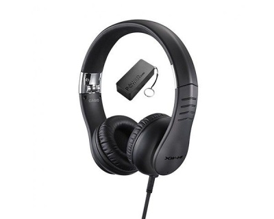 Photo of Casio XW-H1H2 Headphones & Powerbank Set - Black
