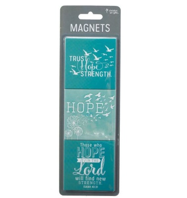 Photo of Christian Art Gifts: Trust Hope Strength Magnetic Sets