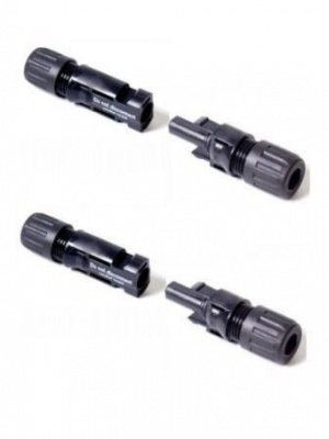 Photo of Male & 2 Female Solar MC4 Connectors - Pack of 2
