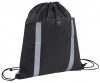 Marco Front Pouch Drawstring Bag - Black/Grey Photo