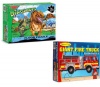 Melissa & Doug Floor Puzzle Dino & Truck - Set of 2 Photo