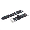 Apple 42mm Silicone Strap for Watch - Black & White Camo Photo