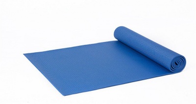 Photo of Fitness PVC Non-slip Yoga Mat Pad - Blue
