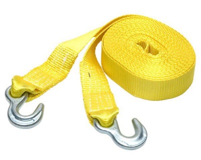 Photo of Kaufmann Smart Straps 6m Tow Strap with Hooks - Yellow