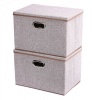 Mix Box Foldable Canvas Storage Box - Two Pack Photo
