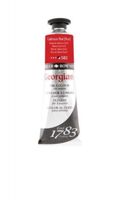 Photo of Daler Rowney: Georgian Oil Colour 75ml - Cad Red
