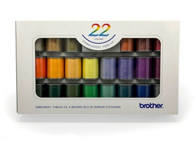 Photo of Brother - 22 Colour Embroidery Thread Set
