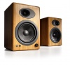 AudioEngine 5 Powered Bookshelf Speakers - Bamboo Photo