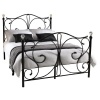 Hazlo Safira Metal Bed - Black Photo