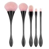 5 Piece Face & Eye Make-Up Brush Kit - Goblet Shape Photo