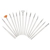 15 Piece Nail Art Painting Pen Brush Photo