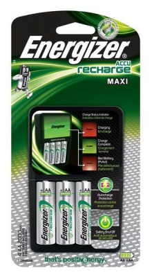 Photo of Energizer AA Nimh batteries & 2000 mAh maxi charger