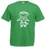 Qtees Africa Men's Karate Guy T-Shirt - Green Photo