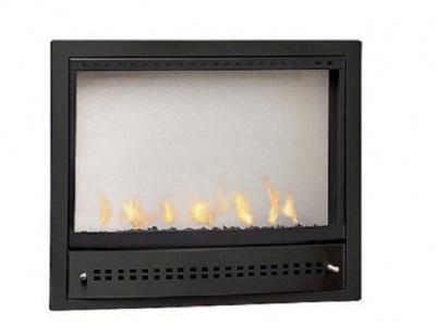 Photo of CHAD-O-CHEF Hanging Gas Fireplace - Black Facia