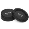 Canon Pixel Body & Rear Lens Cap for DSLR Camera Photo